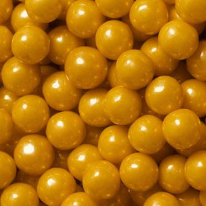 Gold Pearls Candy Beads - 10lb CandyStore.com