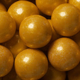 Gold Shimmer Gumballs - 2lb CandyStore.com
