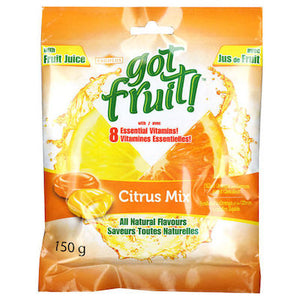 GotFruit Citrus Mix Hard Candy Bags - 12ct CandyStore.com