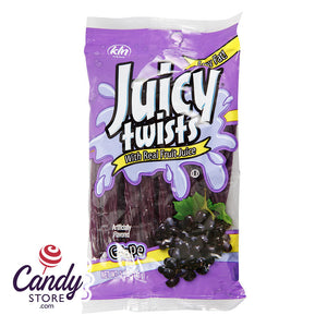 Grape Juicy Twists 5oz Peg Bag - 12ct CandyStore.com