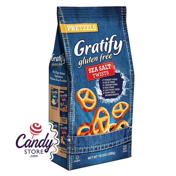 Gratify Gluten Free Pretzel Twists 10.5oz Pouch CandyStore.com