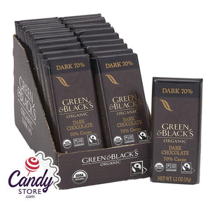 Green & Black 70% Dark Chocolate Impulse Bar 1.2oz - 20ct CandyStore.com