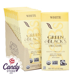 Green & Black White Chocolate Vanilla 3.17oz - 10ct CandyStore.com