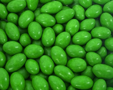 Green Chocolate Almonds 5lb CandyStore.com
