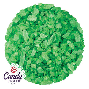 Green Lime Rock Candy Crystals Dryden & Palmer - 5lb CandyStore.com