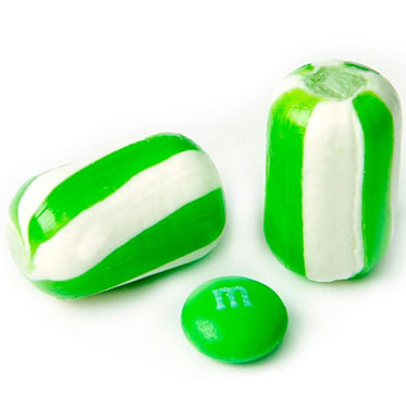 Green Sassy Cylinders Candy - 5lb CandyStore.com