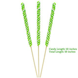 Green Tremendously Tall Tesla Twist Pops - Lime 12pc Box CandyStore.com