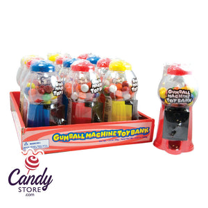 Gumball Machine Mini Toy Bank 1.4oz - 24ct CandyStore.com