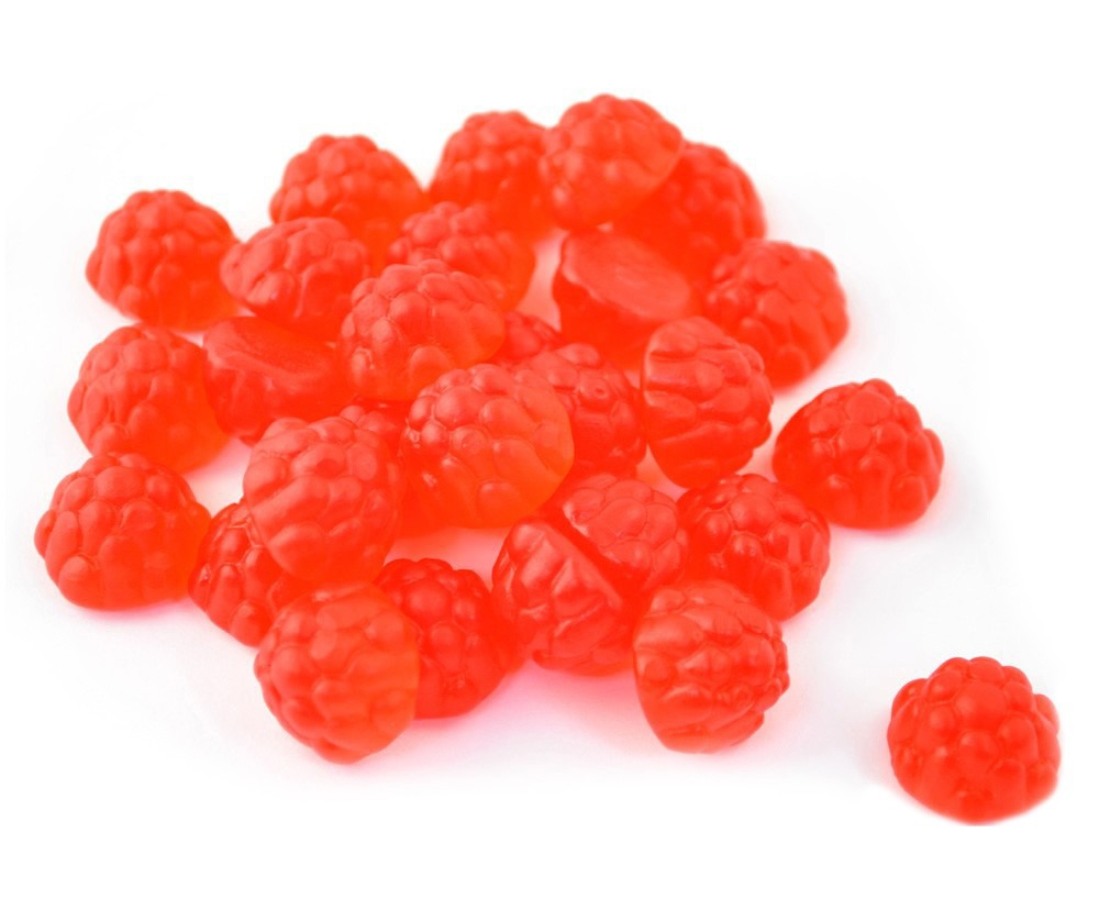 Gummi Ripe Red Raspberry - 5lb Bulk | CandyStore.com