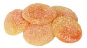 Gummi Sour Peach Slices - 5.5lb CandyStore.com