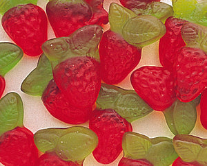 Gummi Strawberries - 5lb CandyStore.com
