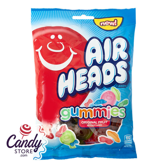 Gummies Airheads 6oz Peg Bag - 12ct CandyStore.com