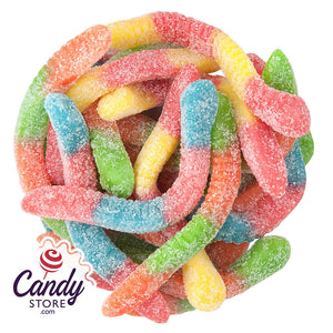 Gummy Sour Inch Worms Candy - 5lb CandyStore.com
