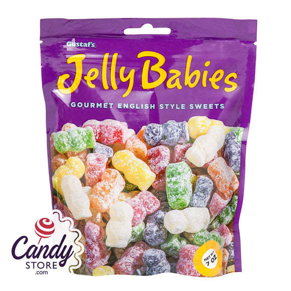 Gustaf's Jelly Babies 7oz Pouch - 12ct CandyStore.com