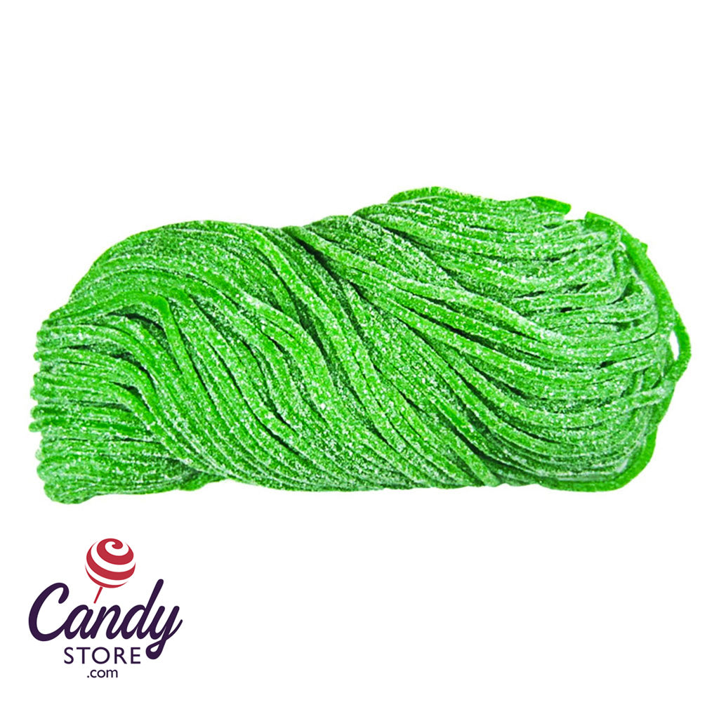Gustaf's Sour Apple Laces Green Licorice 2lb CandyStore