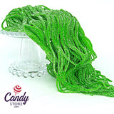 Gustaf's Sour Apple Laces Green Licorice - 2lb CandyStore.com