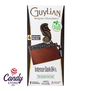 Guylian No Sugar Added Dark Chocolate 3.5oz Bar - 12ct CandyStore.com