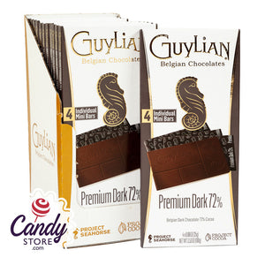 Guylian Premium Dark 72% 3.53oz Bar - 12ct CandyStore.com