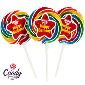 Happy Birthday Whirly Pop 1.5oz - 24ct CandyStore.com