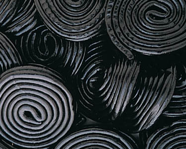 Haribo Black Licorice Wheels - 5lb CandyStore.com