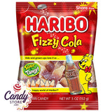 Haribo Fizzy Cola Bottles Gummi Candy 5oz Bag - 12ct CandyStore.com
