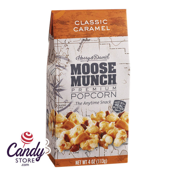 Harry & David Classic Caramel Moose Munch Popcorn 4.5oz Gable Box - 6ct CandyStore.com