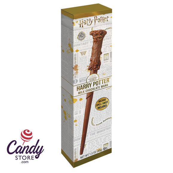 Harry Potter 1.5oz Chocolate Wand Jelly Belly - 12ct CandyStore.com
