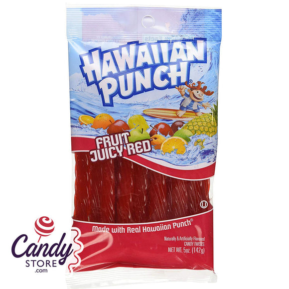 Hawaiian Punch Licorice Twists Bags - 12ct CandyStore.com