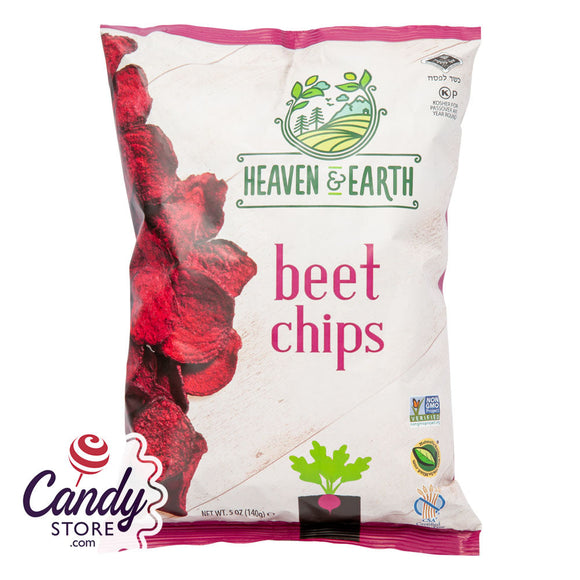 Heaven & Earth Beet Chips 5oz Bags - 12ct CandyStore.com