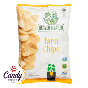 Heaven & Earth Taro Chips 5oz Bags - 12ct CandyStore.com