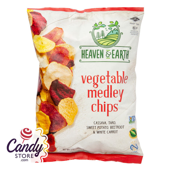 Heaven & Earth Vegetable Medley Chips Bags - 12ct CandyStore.com