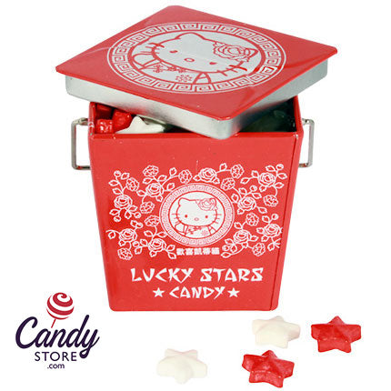 Hello Kitty Lucky Stars Takeout Boxes Candy - 12ct CandyStore.com