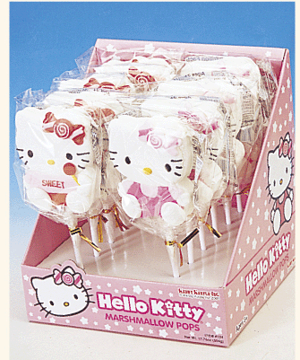 Hello Kitty Marshmallow Pops - 12ct CandyStore.com