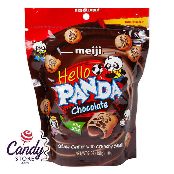 Hello Panda Chocolate 7oz Pouch - 6ct CandyStore.com