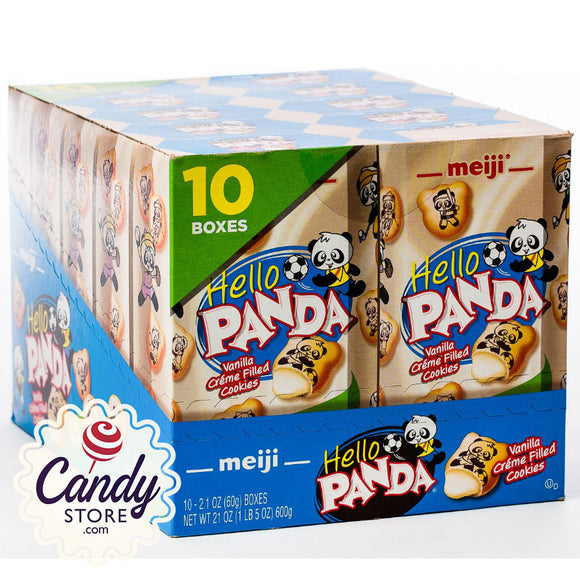 Hello Panda Vanilla Creme-Filled Cookies Boxes - 10ct CandyStore.com
