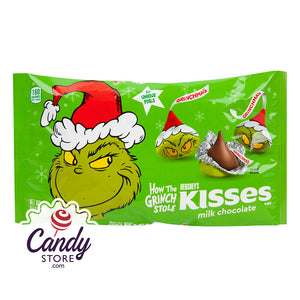 Hershey Kiss Milk Chocolate Grinch 9.5oz - 9.5lb CandyStore.com