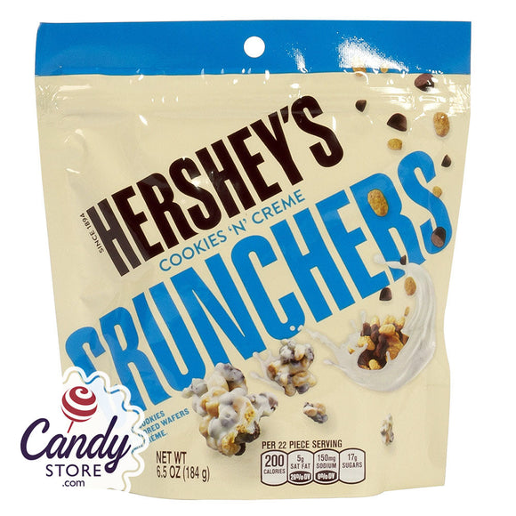 Hershey's Crunchers Cookies N Creme 6.1oz Peg Bag - 8ct CandyStore.com
