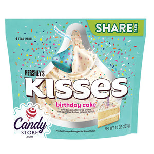 Hershey's Kisses Birthday Cake 10oz Pouch - 8ct CandyStore.com