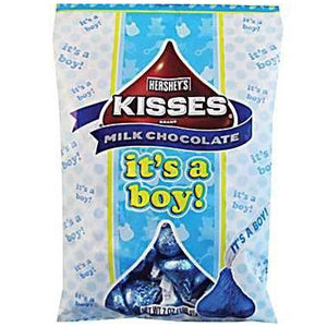 Hershey's Kisses "It's A Boy" Peg Bags - 12ct CandyStore.com