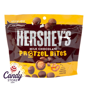 Hershey's Milk Chocolate Pretzel Bites Pouch 7.5oz - 8ct CandyStore.com