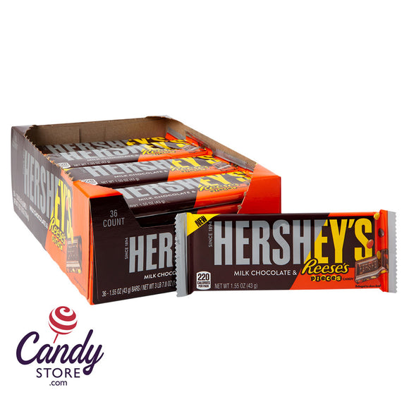 Hershey's Milk Chocolate With Reese's Pieces 1.55oz - 36ct CandyStore.com