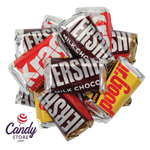 Hershey's Minis Assorted Miniature Chocolate Bars - 6.25lb CandyStore.com