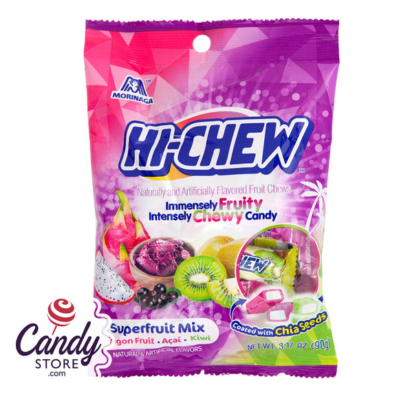 Hi-Chew Superfruit 3.17oz Peg Bag - 6ct CandyStore.com