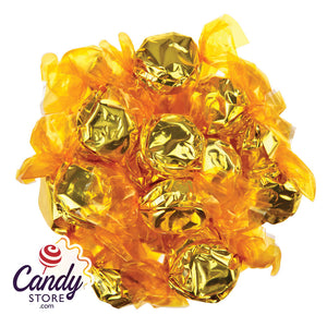 Hillside Sweets Wrapped Yellow Lemon Hard Candy - 5lb CandyStore.com