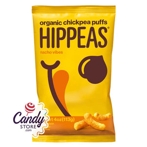 Hippeas Organic Nacho Vibes 4oz Bags - 12ct CandyStore.com