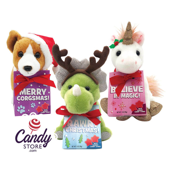 Holiday Plush Assorted With Gummies 1.27oz CandyStore.com