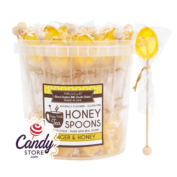 Honey Spoons Ginger Lemon 0.4oz - 50ct CandyStore.com