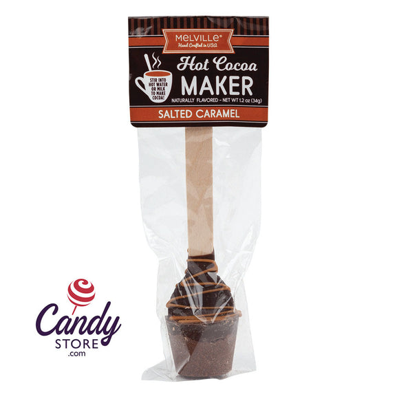 Hot Cocoa Spoons Salted Caramel 1.2oz - 16ct CandyStore.com