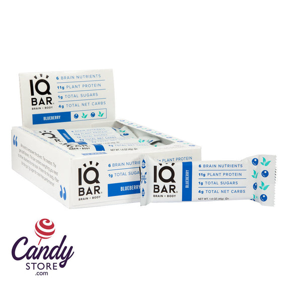 IQ Bars Blueberry 1.6oz - 12ct CandyStore.com