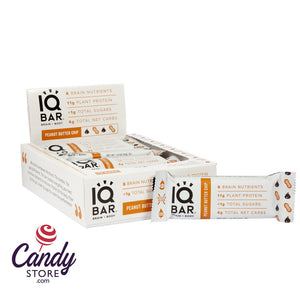IQ Bars Peanut Butter Chip 1.6oz - 12ct CandyStore.com